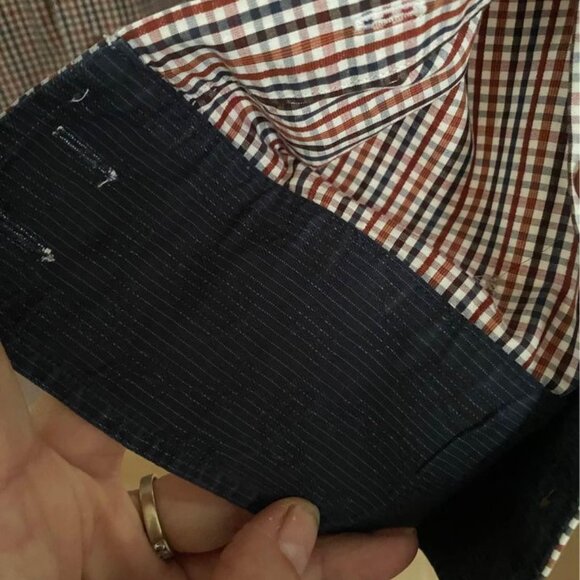 Men’s JOHNSTON & MURPHY button up long sleeve shirt. Size S. Like New. - Picture 4 of 10